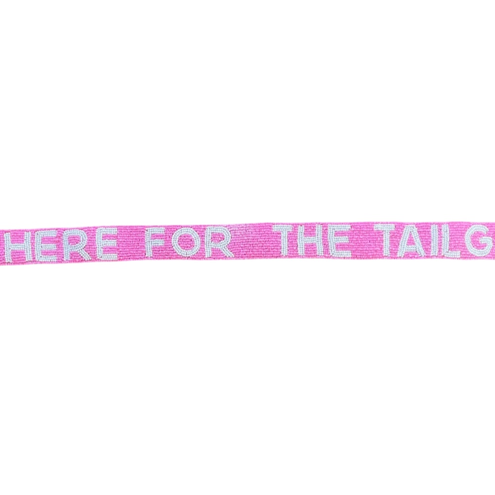 i’m here for the tailgate beaded purse strap